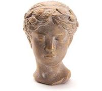 Buste femme en pierre doré