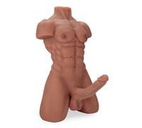 Buste homme avec pénis masturbateur articulé et anus Louis 11,8kg