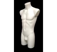 Buste Mannequin Homme Blanc Sportswear Présentoir Maillot de Bain Mode Shopfitting