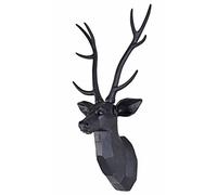 Buste mural tête de cerf trophée de chasse noir 74 cm cw625 Palazzo exclusif