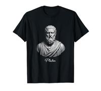 Buste Platon Philosophe Grec Ancien Classique T-Shirt Graphique avec Valeur