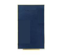 Buste Porte-bijoux Window Jewelry Display Props Blue Velvet Leather Portrait Neck Necklace Live Rack(54 * 33cm)