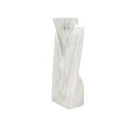 Buste présentoir à colliers en bois 25cm | Finition "Blanc Cérusé"