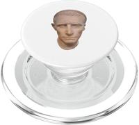 Buste Romain de Jules César Gaius Portrait Art PopSockets PopGrip pour MagSafe