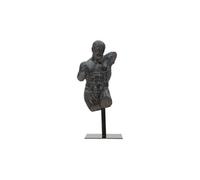 Buste sculpture homme en résine noire Ercole Noir