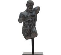 Buste sculpture homme en résine noire Ercole Noir