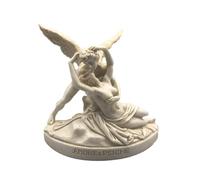 Buste Statue Design : Amour et Psyché (patinée) - Reproduction buste, sculpture en marbre et résine - environ 13 cm, 350 gr. - Produit Toscano, design Made in Italy - Idée cadeau maison