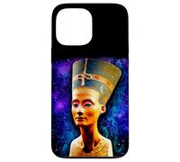 Buste Statue Égyptienne Reine Néfertiti Coque pour iPhone 13 Pro Max