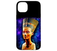 Buste Statue Égyptienne Reine Néfertiti Coque pour iPhone 14 Plus