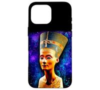 Buste Statue Égyptienne Reine Néfertiti Coque pour iPhone 16 Pro Max