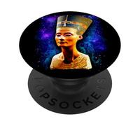 Buste Statue Égyptienne Reine Néfertiti PopSockets PopGrip Adhésif