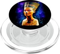Buste Statue Égyptienne Reine Néfertiti PopSockets PopGrip pour MagSafe