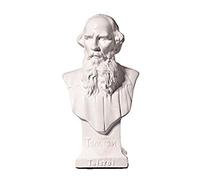buste / statue en marbre de l'écrivain russe Lév Tolstoï 14,5 cm