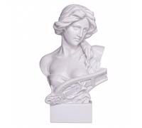 buste statue sculpture en marbre de la déesse de la mythologie grecque antique Artémis (Diane) 15 cm, 370 g