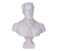 buste statue sculpture en marbre du compositeur russe Piotr Tchaïkovski 19,5 cm