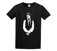 Buster Keaton American Actor Comedian Movie Star Mens T-Shirt Unisex Black Top Tee 3XL