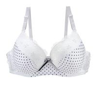 Bustier avec bonnets - Bandoulière réglable - Grande taille - Soutien-gorge à armatures, Blanc., 95E