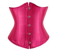 Bustier Minceur Femmes Médiéval Minceur Os En Plastique Corsage Top Halloween Modélisant Élégant Bustier Élastique Contenant Bustiers Taille Formateur Bandeau Fête Shapewear Lingerie, Rose chaude