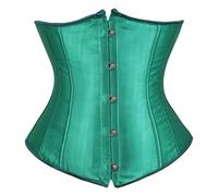 Bustier Minceur Femmes Médiéval Minceur Os En Plastique Corsage Top Halloween Modélisant Élégant Bustier Élastique Contenant Bustiers Taille Formateur Bandeau Fête Shapewear Lingerie, vert, XXL