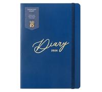 Busy B - Agenda Everyday 2026 - Planificateur semainier A5 compact pour les étudiants, les enseignants, le travail et plus encore avec une mise en page hebdomadaire, agendas et notes - Bleu Marine