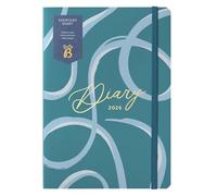 Busy B - Agenda Everyday 2026 - Planificateur semainier A5 pour les étudiants, les enseignants, le travail et plus encore avec une mise en page hebdomadaire, agendas utiles, et notes - Vert Sapin