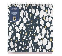 Busy B - Calendrier de bureau 2027 - Motif Animalier Charbon