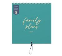 Busy B - Calendrier mural familial 2027 - Bleu Sarcelle - 5 colonnes