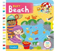Busy Beach: A Push, Pull, Slide Book