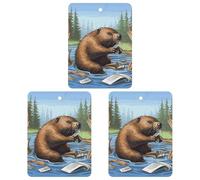 Busy Beaver Lot de 3 désodorisants carrés à suspendre pour voiture, maison, voiture