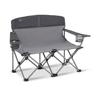 Busy Bee Chaise de camping pour enfants, causeuse de 77 cm de large, canapé parfait pour les soirées cinéma à la maison, les terrasses ou les pique-niques, accoudoirs réglables, porte-gobelets et