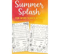 Busy Bee Summer Time Fun in the Sun Theme Activity Book for all ages: Word Puzzles Book fun for all ages, Sokudu, Mazes, Word Search, 6X9 easy to read ... vacations travel, at home or on the go