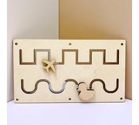 Busy Board Montessori Activity Board Sensory Activity Board Motor Skills Baby Educational Games Toy for Boys and Girls