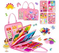 Busy Board Montessori en Feutre, Busy Board Jeux Montessori Jouet Enfant 1-4 Ans, Développement Motricité Fine & Éducation Préscolaire, Cadeau Jouet Garcon Fille Anniversaire (Fantaisie de Sirène)
