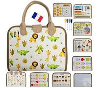 Busy Board Montessori, Planche Montessori d'activités éducatives 9 pages