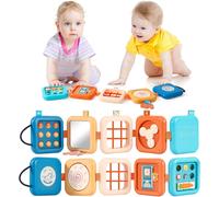 Busy Board Montessori Toy 2 Years,8 in 1 Educational Activity and Development Toys,Games Plane Car Child Travel,Gift for Children Boy Girl 1-5 Years Birthday Christmas