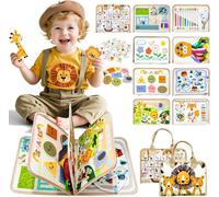 Busy Board,Toy For 2 Years,Car Games For Children Travel,Busy Board Montessori Age 1 Year,Montessori Book 0-3 Years,Gift Girl 2 Years,Montessori Games 1 Year,Baby Book