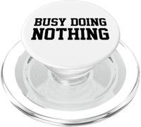 Busy Doing Nothing PopSockets PopGrip pour MagSafe