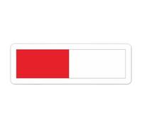Busy Empty Entry Label - Glide Switch Notice for Room Awareness | Acrylic Frame with Silent Rail Signal Board, Peel Install Space, Control Identifier for Commercial Interior Areas