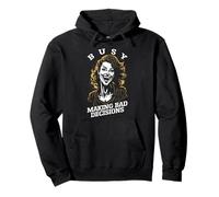 Busy Making Bad Decisions Retro Pop Art Sarcastique Sweat à Capuche