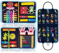 Busy Montessori Board Activity Board,Sensory Board,Fine Motor Skills Development Toy Book & Preschool Education,Educational Games for Boys Girls #1