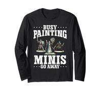 Busy Painting Mini Peinture Miniature Go Away Manche Longue