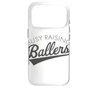 Busy Raising Ballers - Baseball Mom & Parent Sports Coque pour iPhone 17 Pro