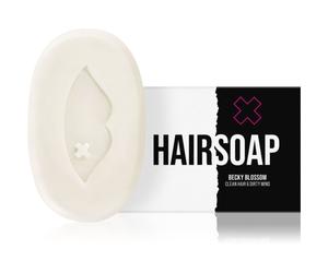 BusyB Clean Hair & Dirty Mind Becky Blossom Barre de shampoing arôme fleurs 70 g