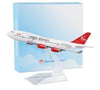 Busyflies Avions moulés sous pression - 16 cm Virgin Atlantic 747 modèle 1:400 en alliage pour collection