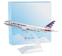 Busyflies Modèle d'avion moulé sous pression 16cm American 777 Maquette d'avion 1:400 Alliage Modèle pour Collection