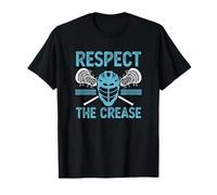 But de But Amusant avec Inscription « Respect The Crease » T-Shirt