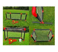 But de foot ET filet de tennis : produit 2 en 1 ! Avec raquettes, balle de tennis et balle de foot