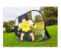 But de Foot Pop UP 2 en 1 à Retourner - Cage de Foot d’Un coté - Cible de tir intégré au But de l’Autre côté - Avec Sac de