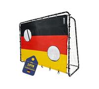 But de football 213 x 152 x 76 cm en noir avec cible de tir "Allemagne"