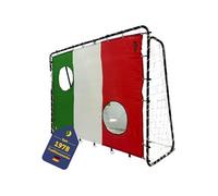 But de football 213 x 152 x 76 cm en noir avec cible de tir "Italie"